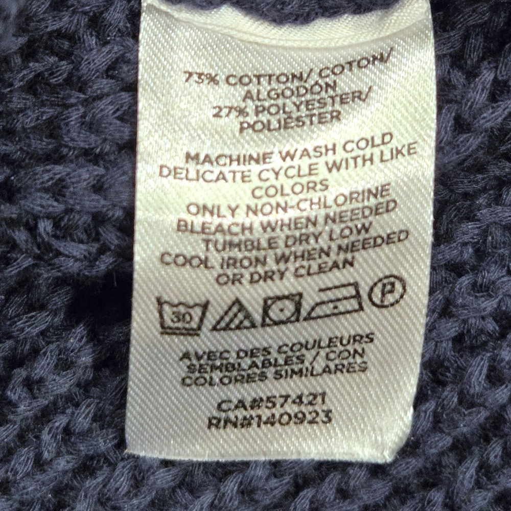 LOFT Women's Textured Blue Sleeveless Sweater Size Small EUC - Picture 5 of 8